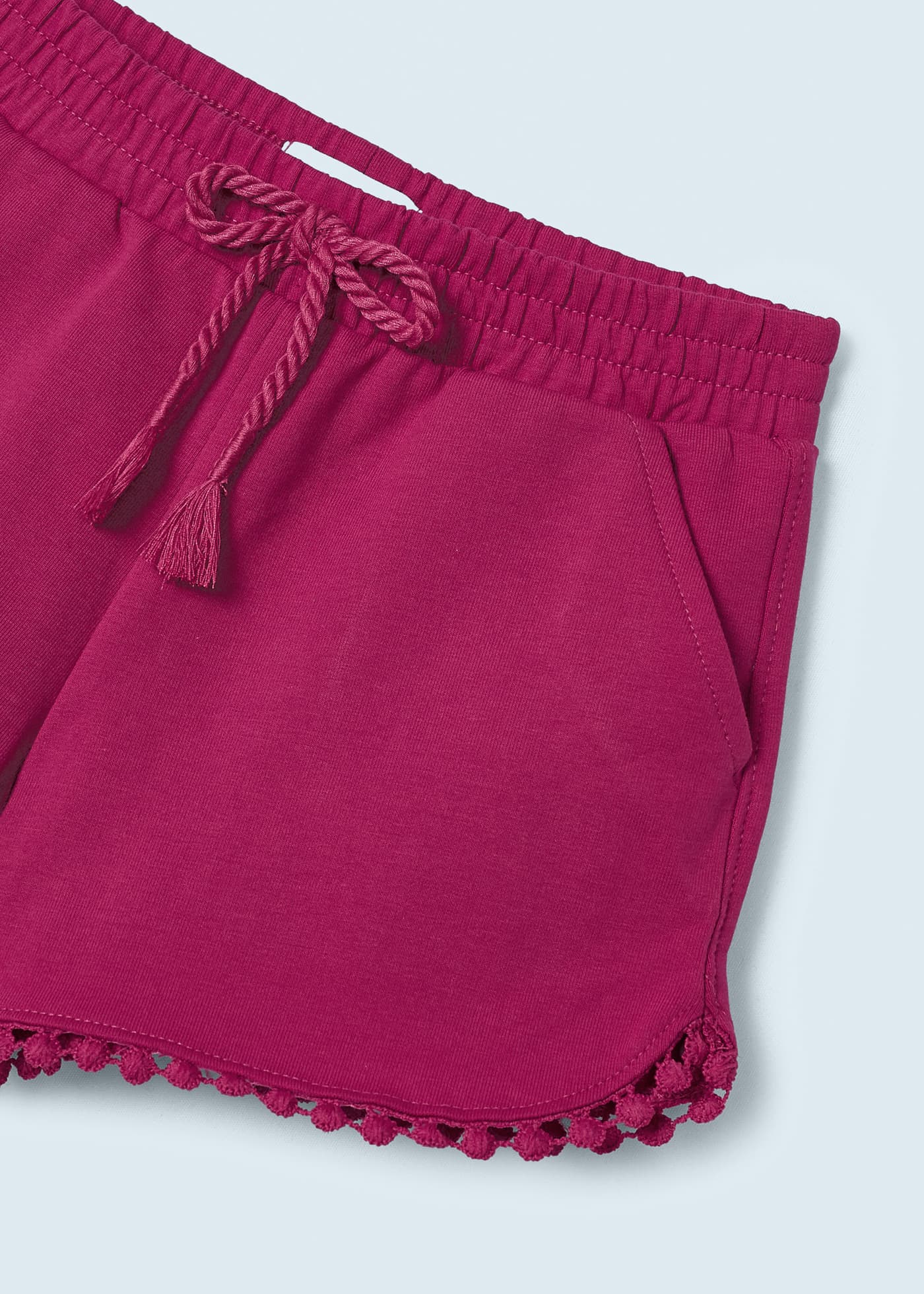 Calções de algodão sustentável para meninas