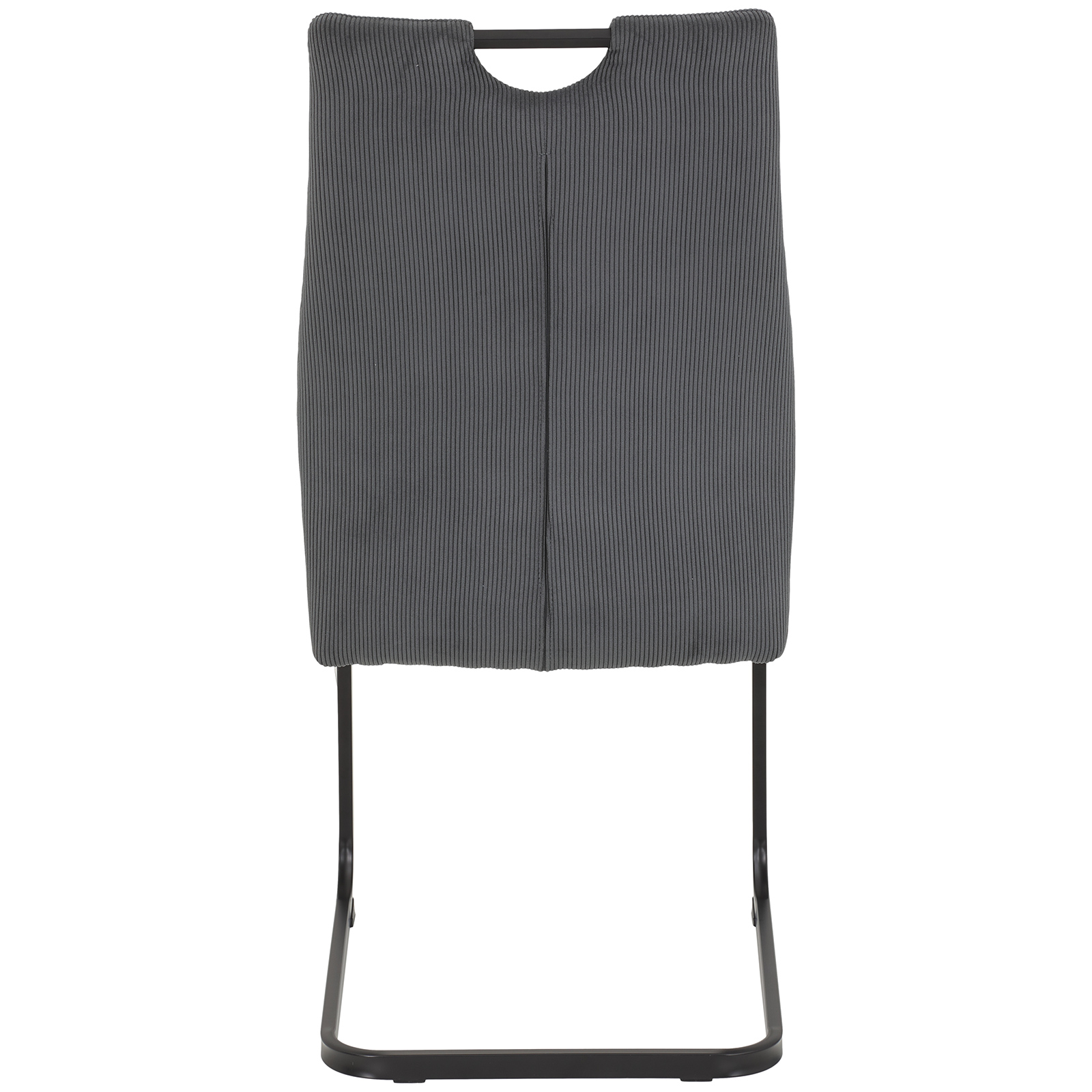 Schwingstuhl - anthrazit - Cord - XL-Sitzbreite