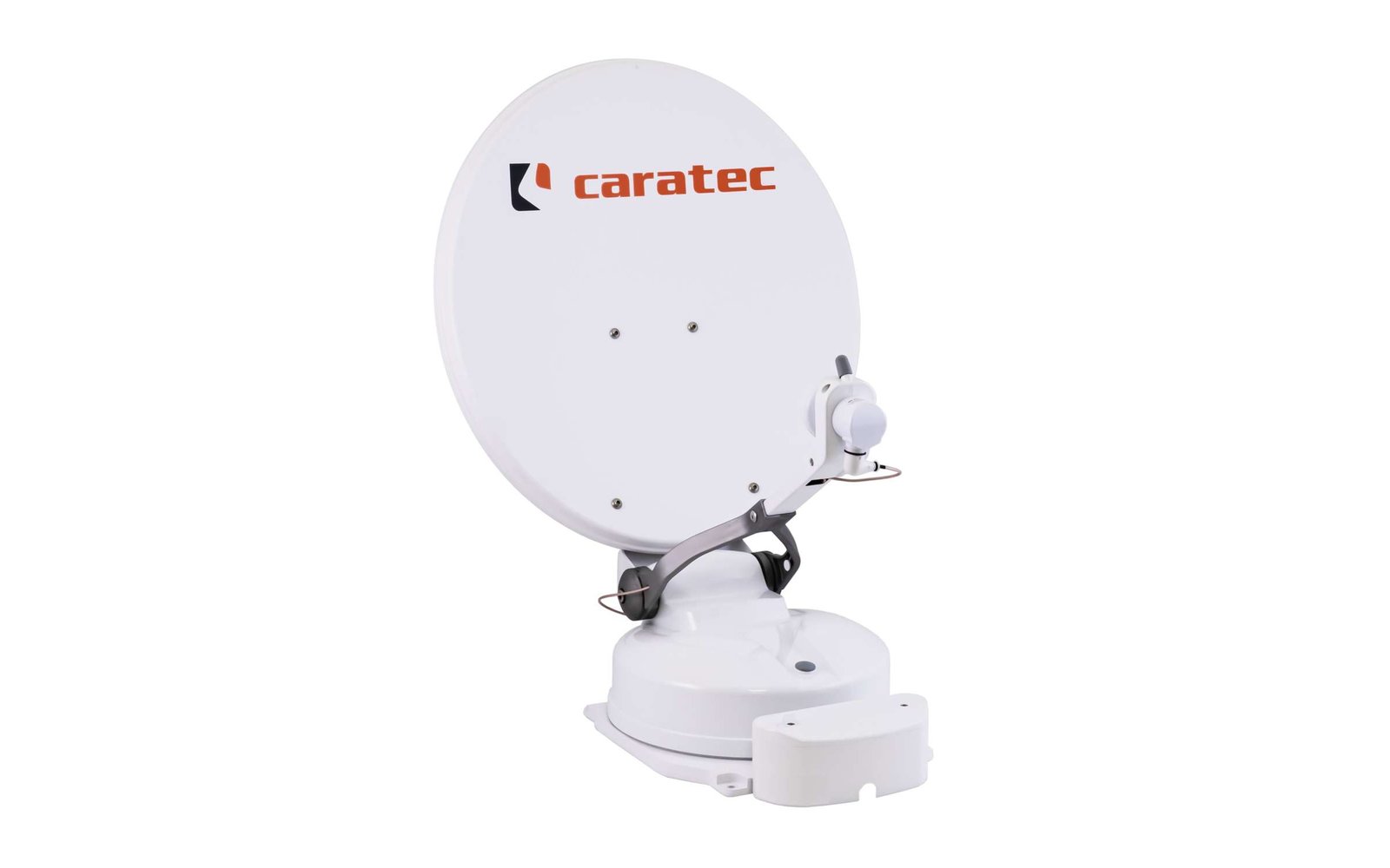 Caratec Smart D Sat Antenne CASAT500S Twin LNB ready 50 cm grau