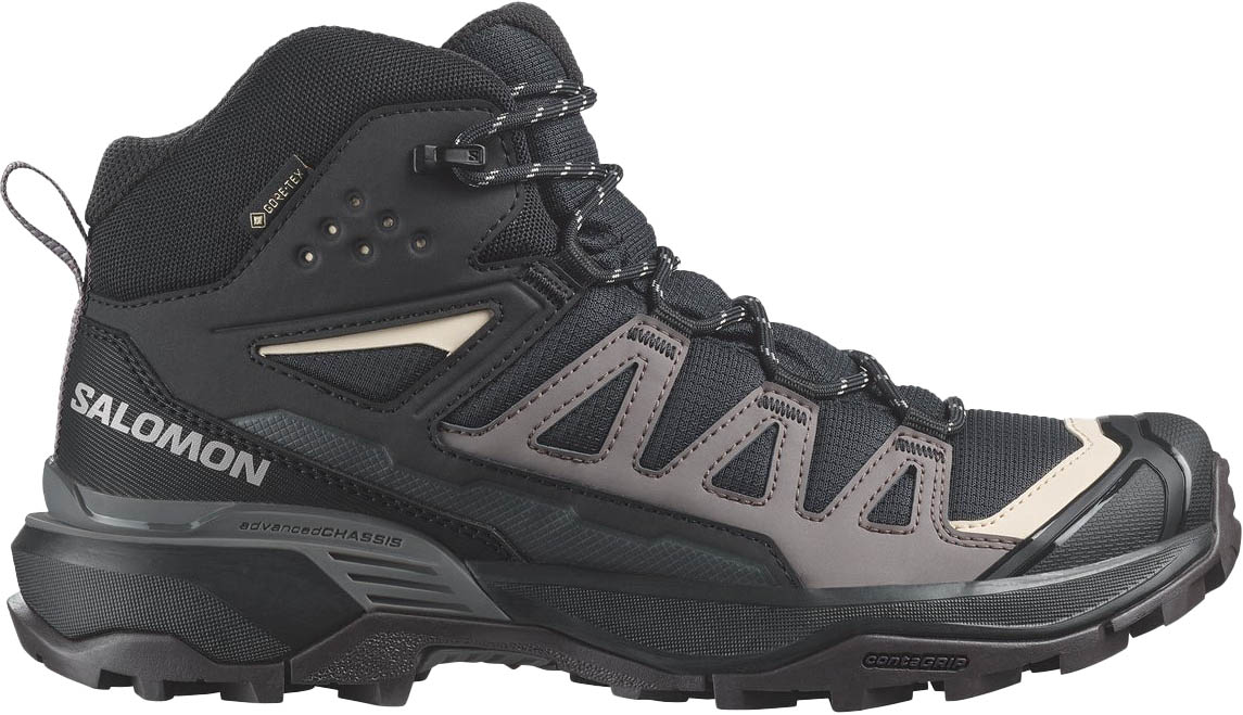 X Ultra 360 Mid GTX Dame Black/Plum Kitten/Shale