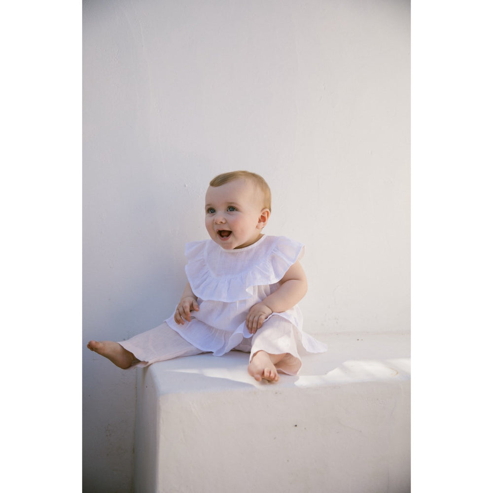Køb MarMar Linen Mauve Rose Panu L Bukser