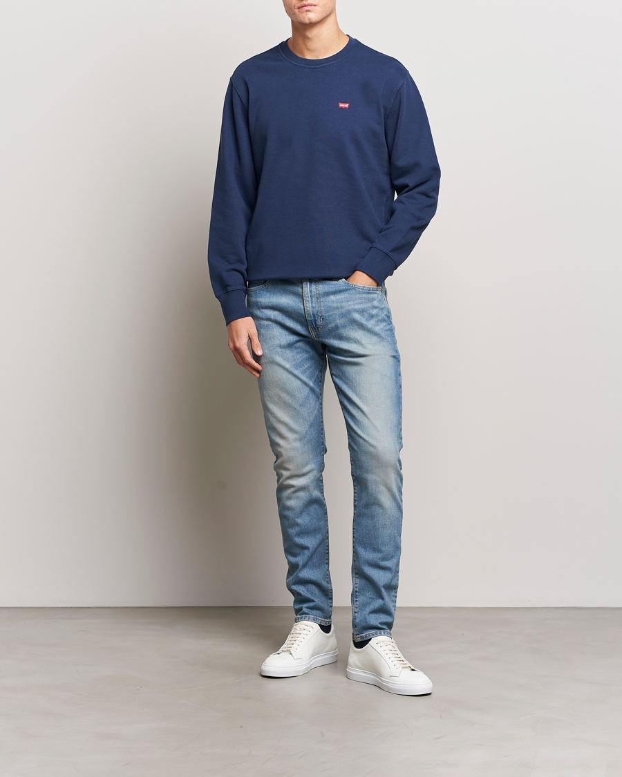 Levi's Original Crew Neck Sweatshirt Dress Blues