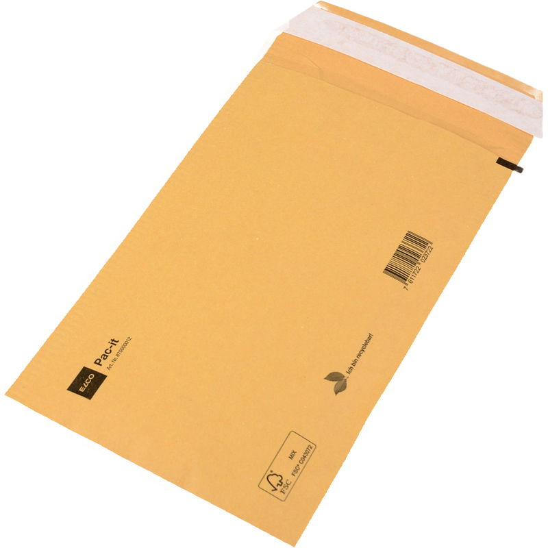Elco Papierpolstertaschen Pac-it, 140 x 225 mm, braun, 200 Stück