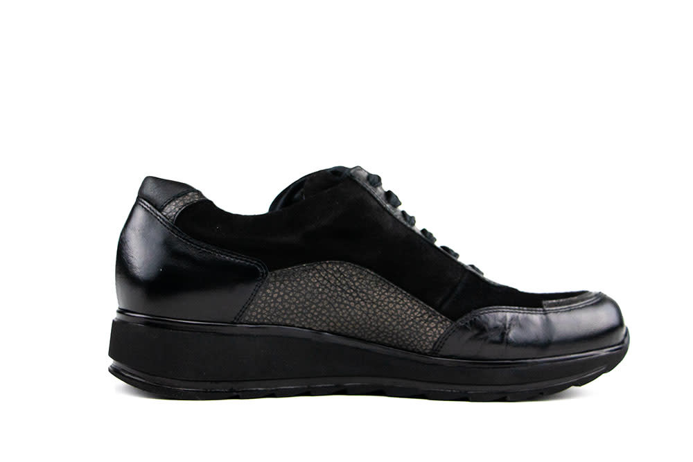 Durea Sneaker Zwart Antracite H