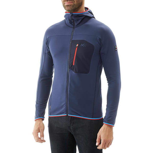 Veste polaire ski rando MILLET TRILOGY LIGHTGRID HOODIE SAPHIR