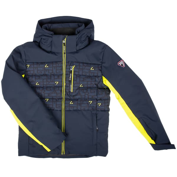 Veste de ski DEGRÉ7 DEGRE 7 CHALVES PRINT JKT JR DARK BLUE