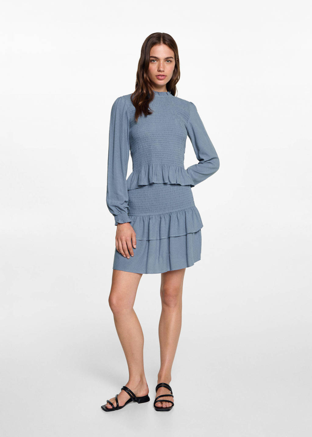 MANGO TEEN top middenblauw