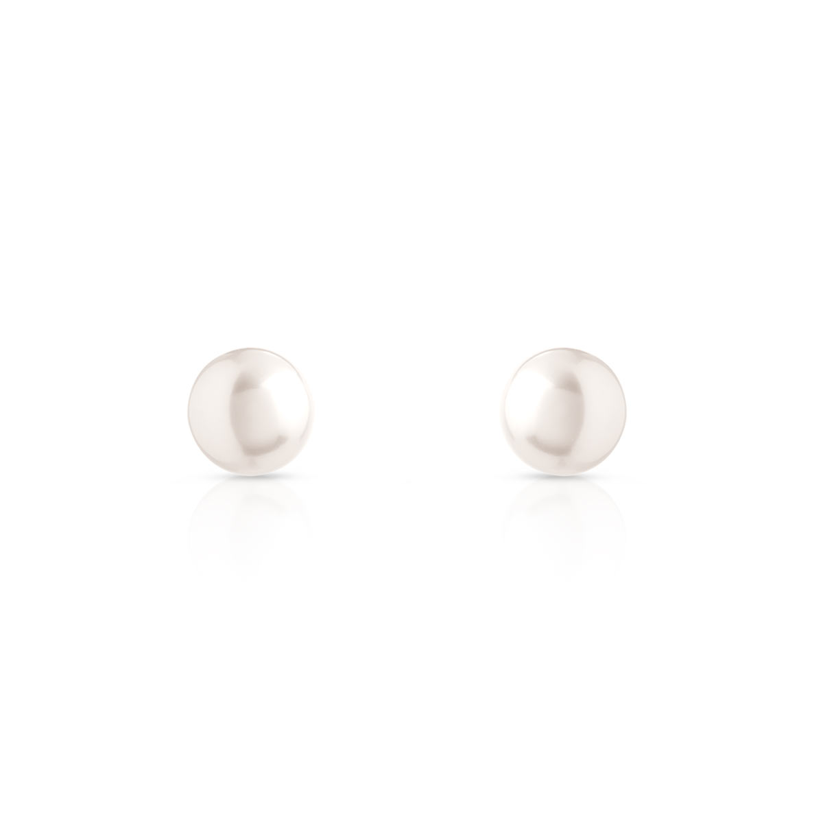 Boucles d'oreilles or 750 jaune perles de culture du Japon