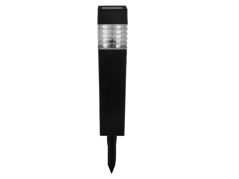 4 solar LED-tuinlampen