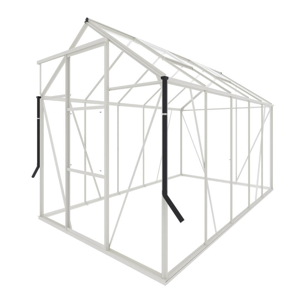 Royal Well Kate III - Tuinkas - Wit - 217x192x314 cm - Veiligheidsglas