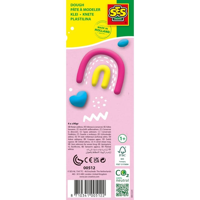 Feel Good Knete - Happy - 4er Pack