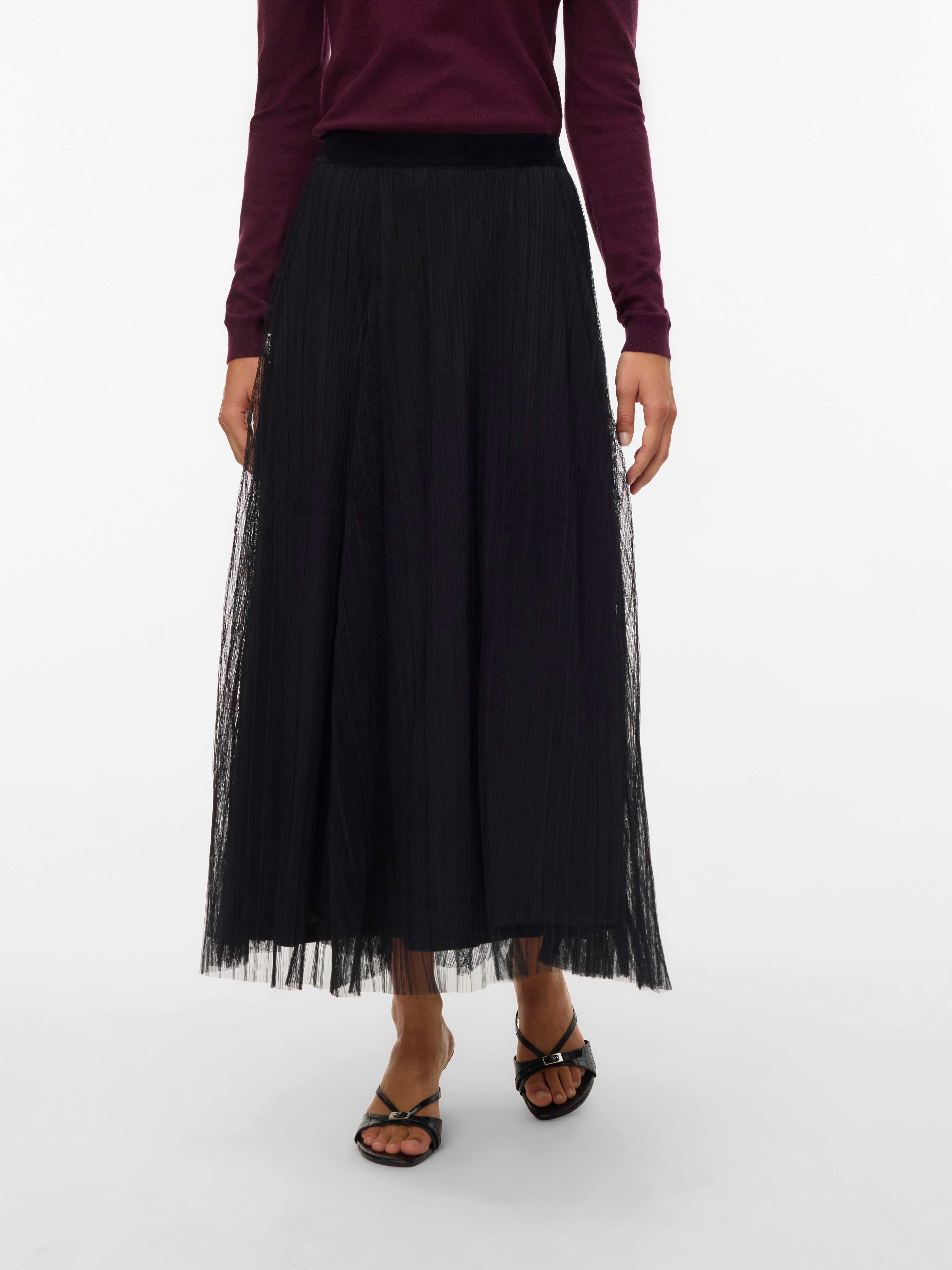 VMPEARL Mid waist Lange rok