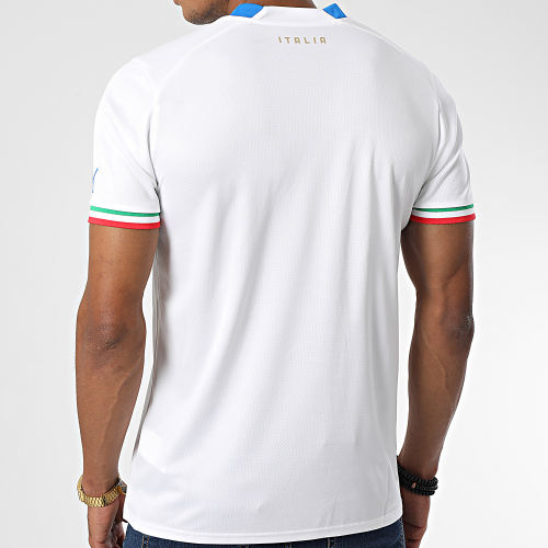 Maillot De Foot FIGC Away Replica 765650 Blanc Doré