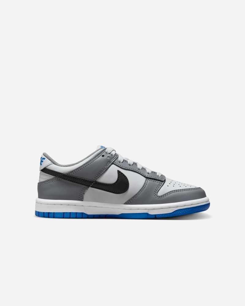 Chaussures Nike Dunk Low Gris & Noir pour enfant