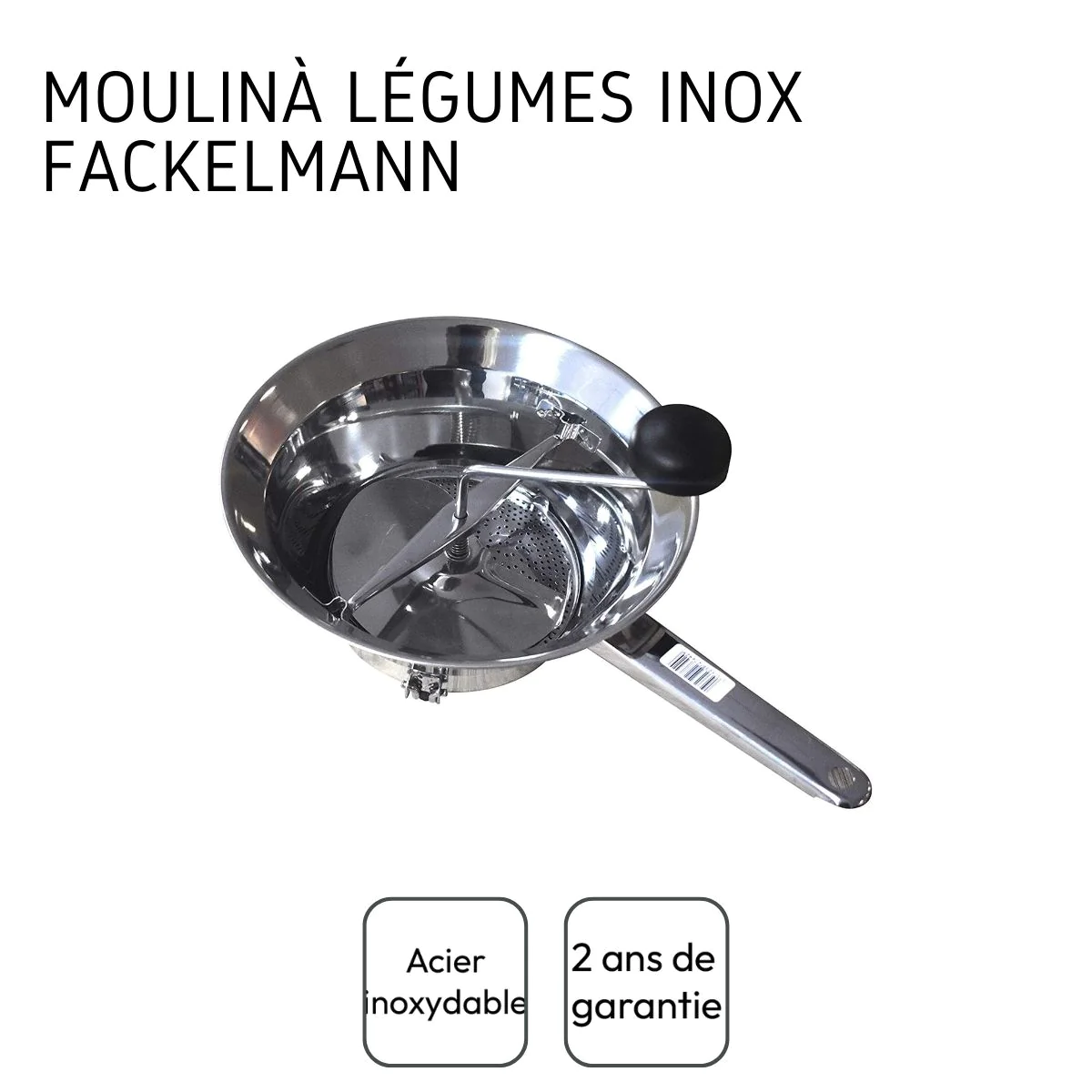 Moulin à légumes inox 24 cm Handmade Tradition Fackelmann