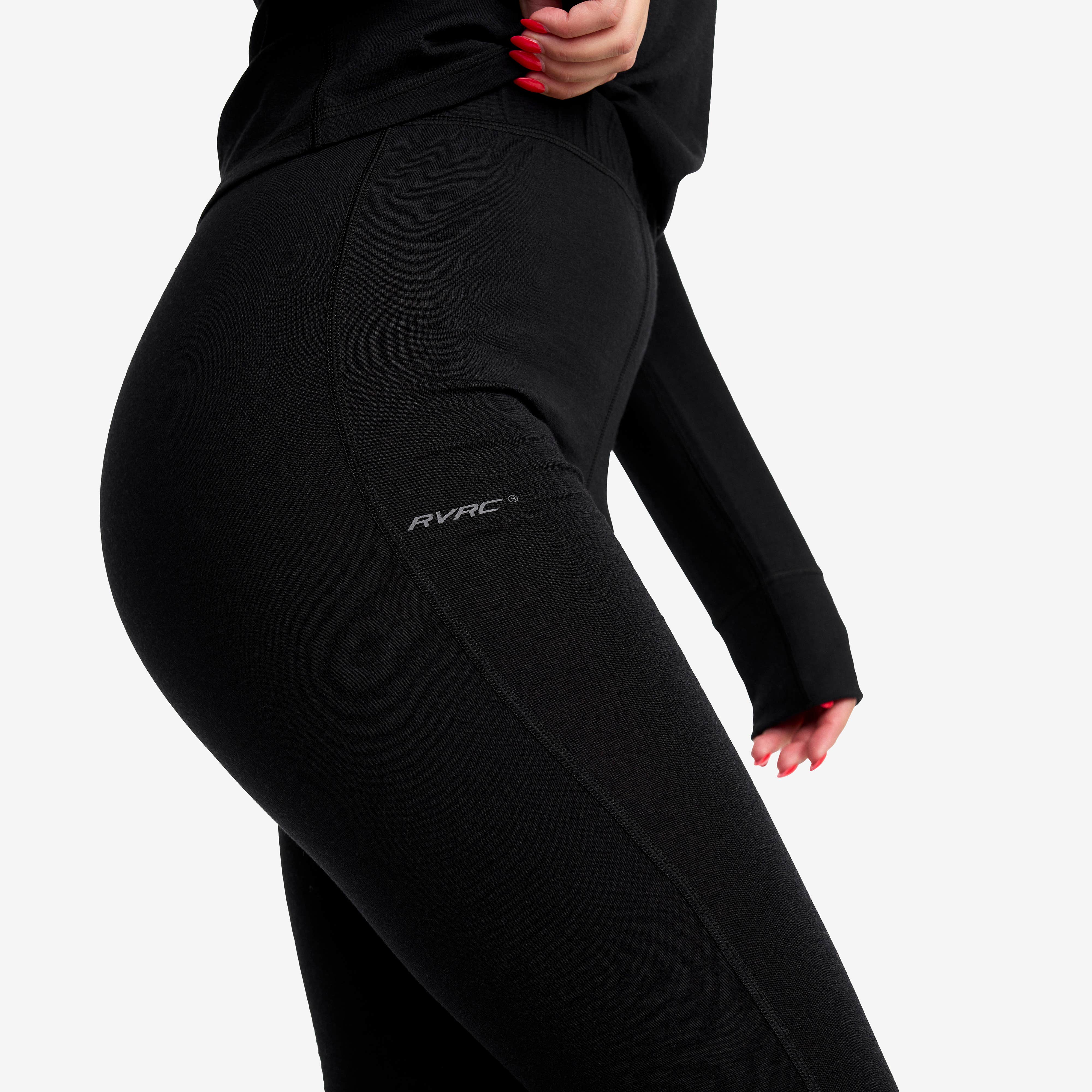 Mount Merino 3/4 Pants Dame Black