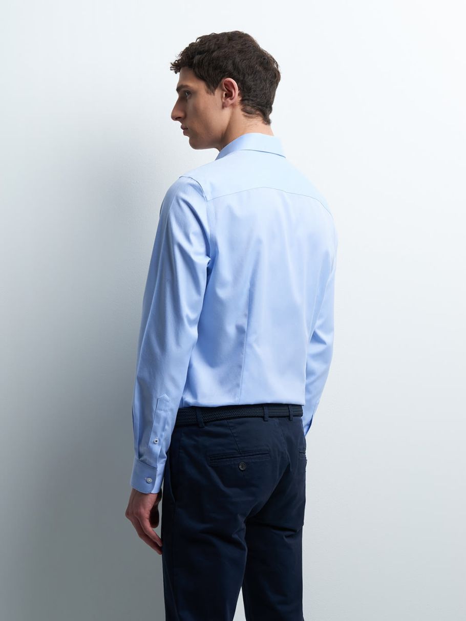Chemise slim unie