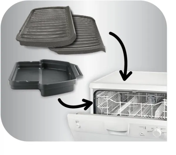Tefal OptiGrill GC7058 - Grill - elektrisk