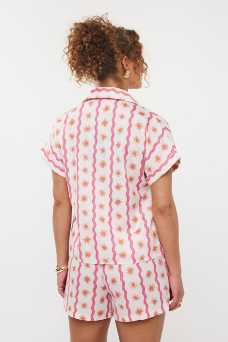 Ydence witte dames blouse