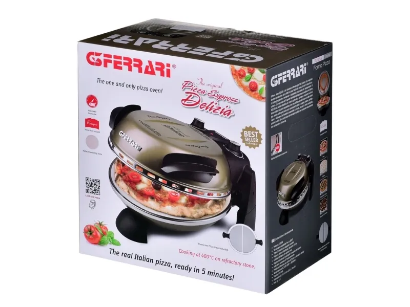 G3 Ferrari Delizia - Pizza ovn - 1200 W - antikguld