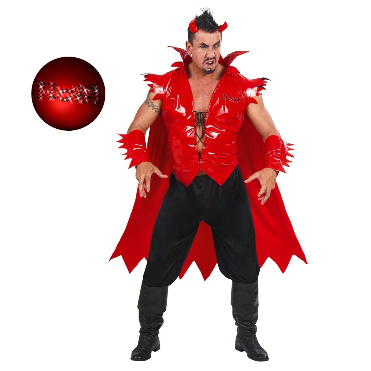 Halloween Kostuum Rood Heren Duivel