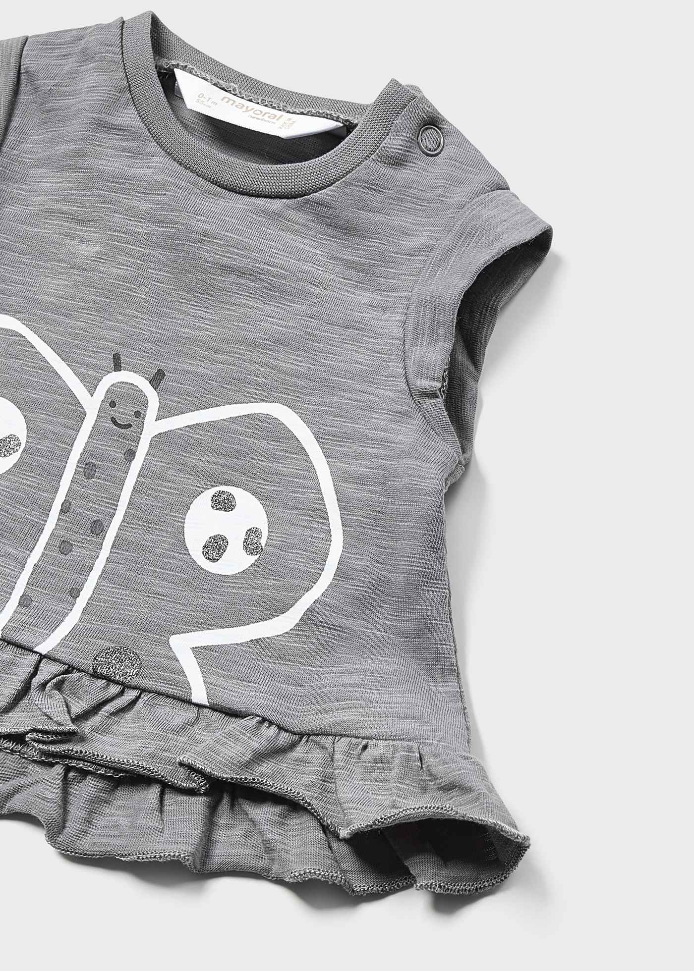 Conjunto de 4 peças em algodão sustentável para recém-nascidos