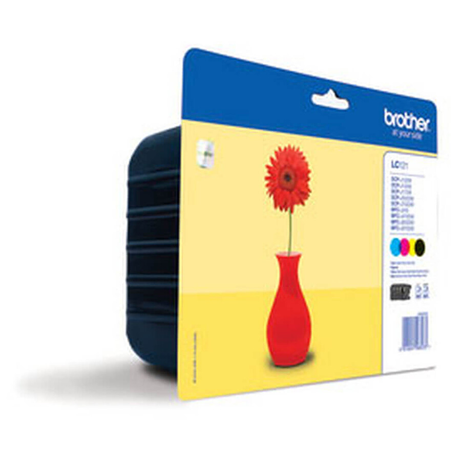 Brother Valuepack LC121, Noir, Cyan, Magenta, Jaune