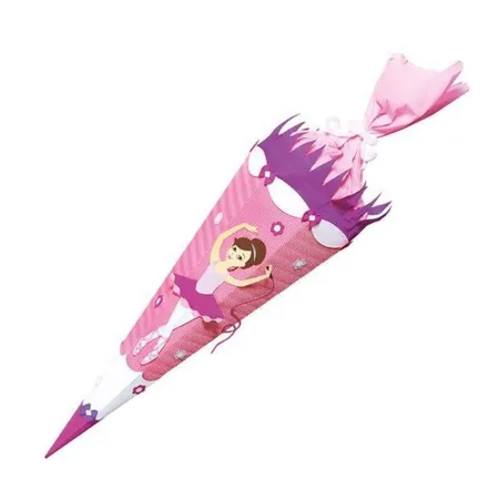 URSUS Bastelschultüte Ballerina, 6 eckig, 68 cm