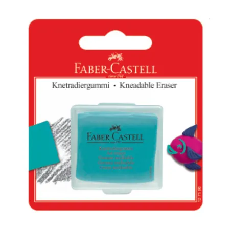 Faber-Castell Knetradiergummi Trend BK 2019, 1 Stück, 3-fach sortiert