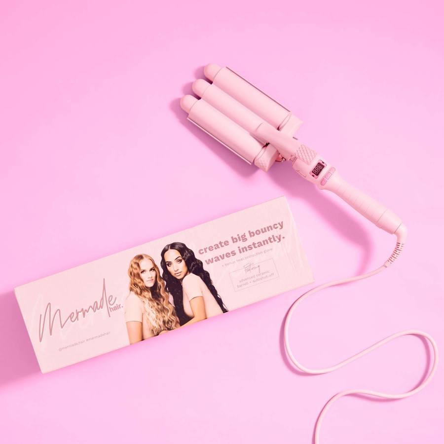 Mermade Hair Mini Waver Pink 25mm