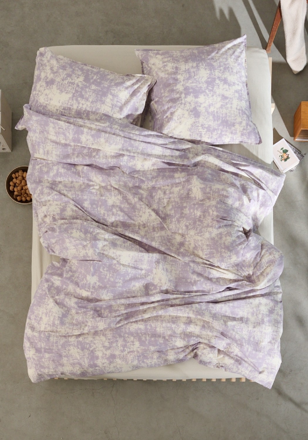 Lavie Duvetbezug Thea Undyed/Lavendel