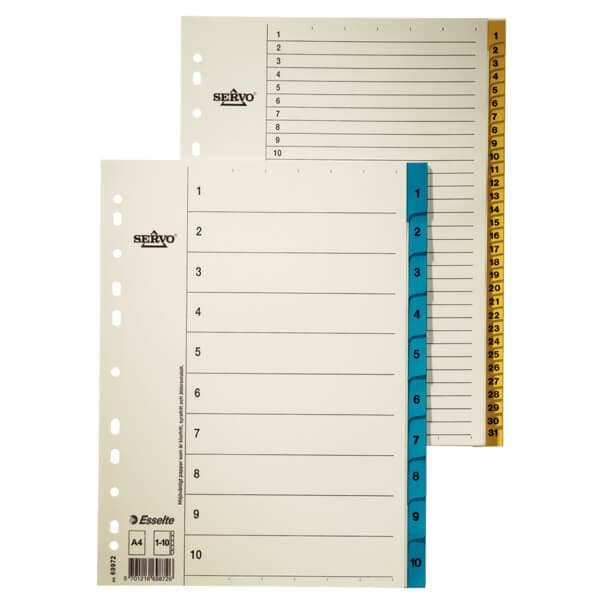 ESSELTE Register Servo A4/1-5