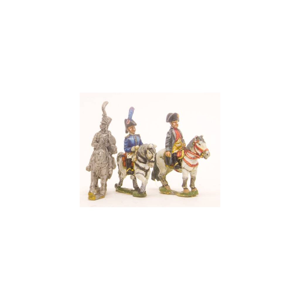 French: Command: Napoleon & 2 Staff Officers (Mounted)