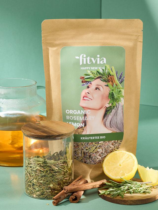 Kräutertee BIO Rosmarin-Thymian-Zitrone, 100 g, l.
