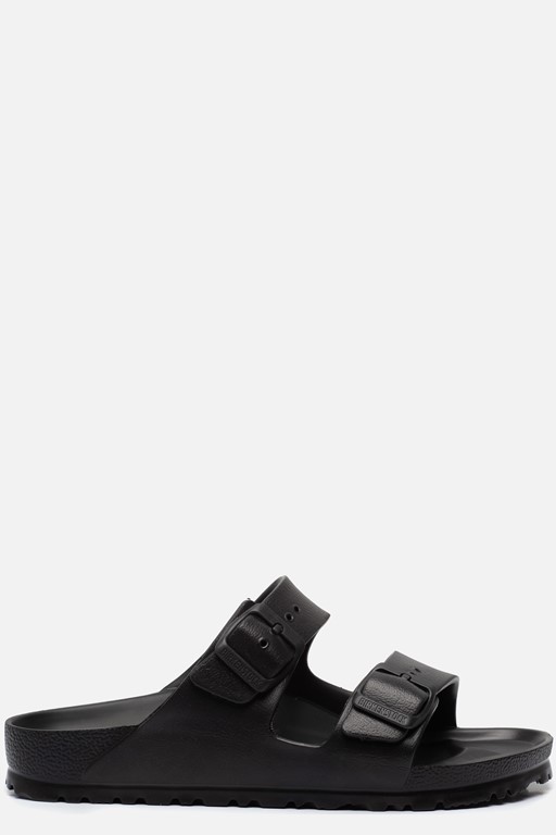 Birkenstock Arizona Slippers zwart Rubber
