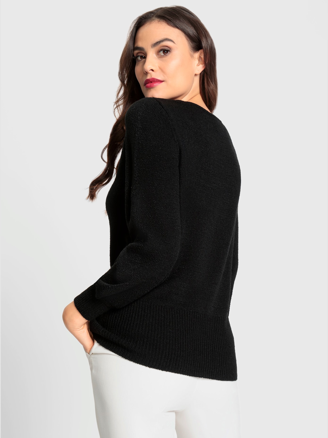 Pull à encolure ronde