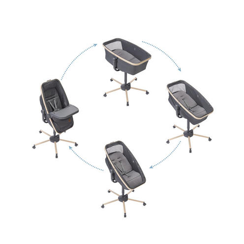 Transat Berceau Alba Beyond Graphite - MAXI COSI