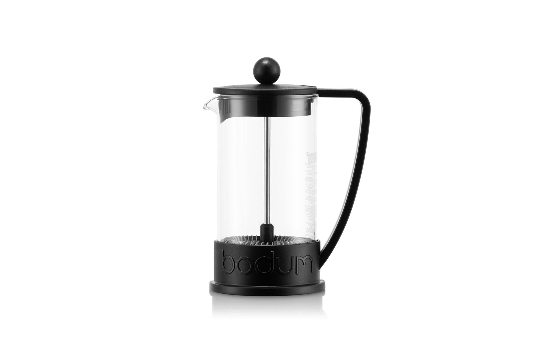 Kaffeebereiter Brazil Schwarz, 0.35 lFrench-Press-Kaffeebereiter 3 Tassen