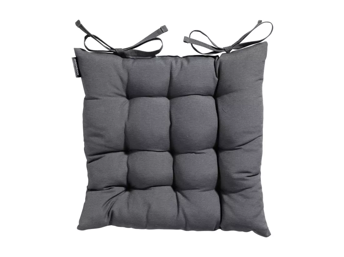 Coussin de siège Panama 46x46 cm Gris