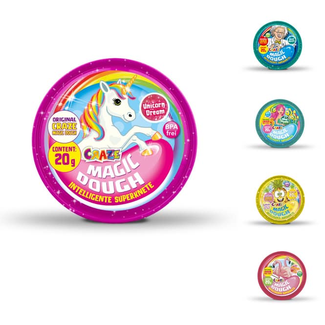 Magic Dough - Intelligente Superknete - verschiedene Farben - 1 Stück