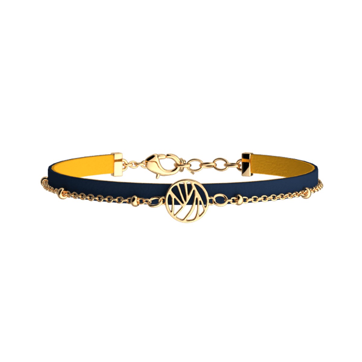 Bracelet Les Cadettes multirangs Perroquet
