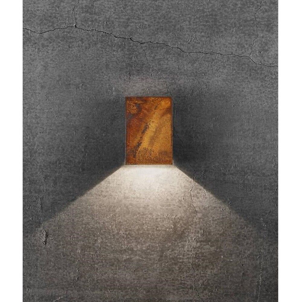 VEGGLAMPE NORDLUX FOLD 10 CORTEN