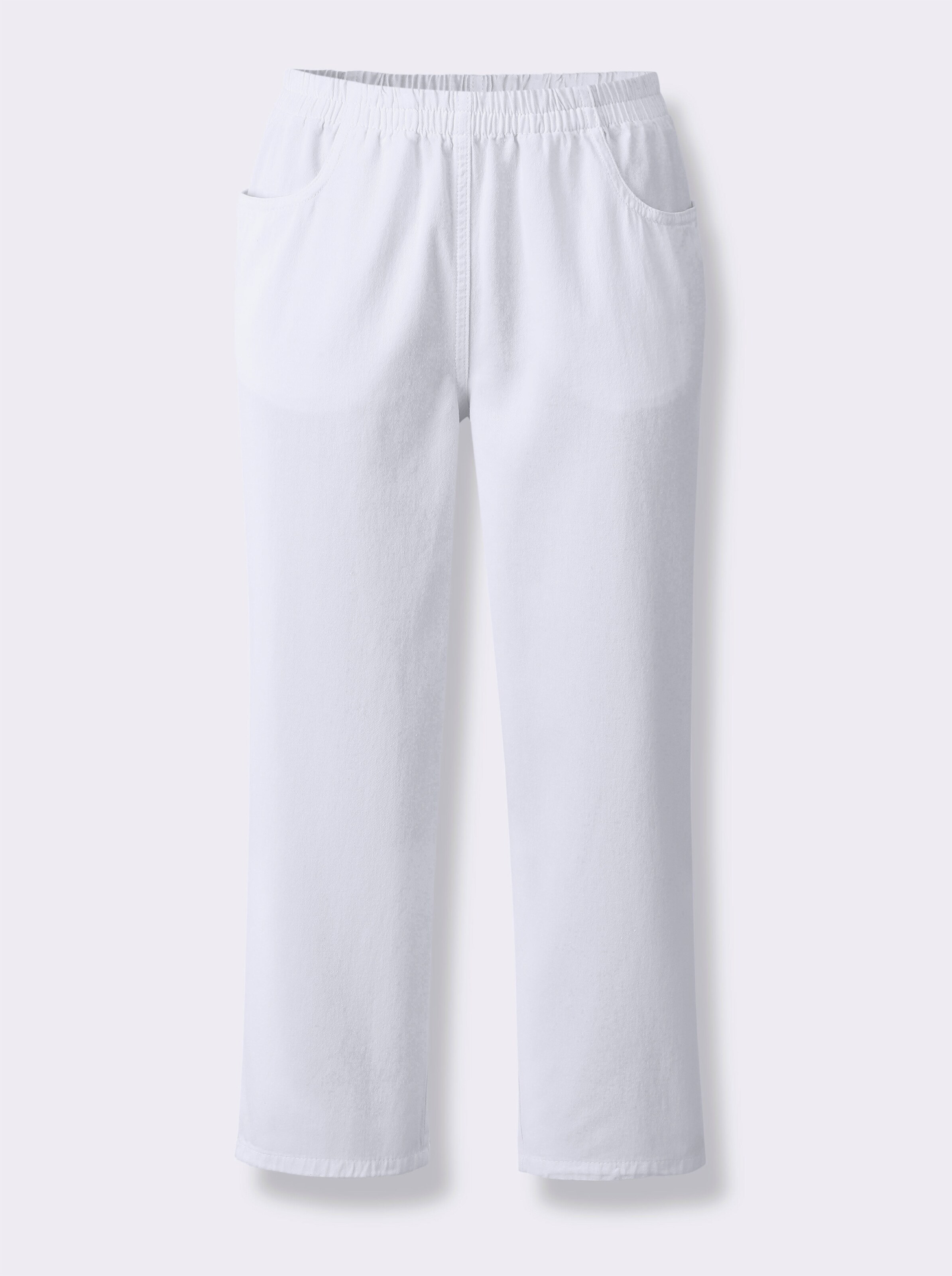 Caprihose aus reiner Baumwolle
