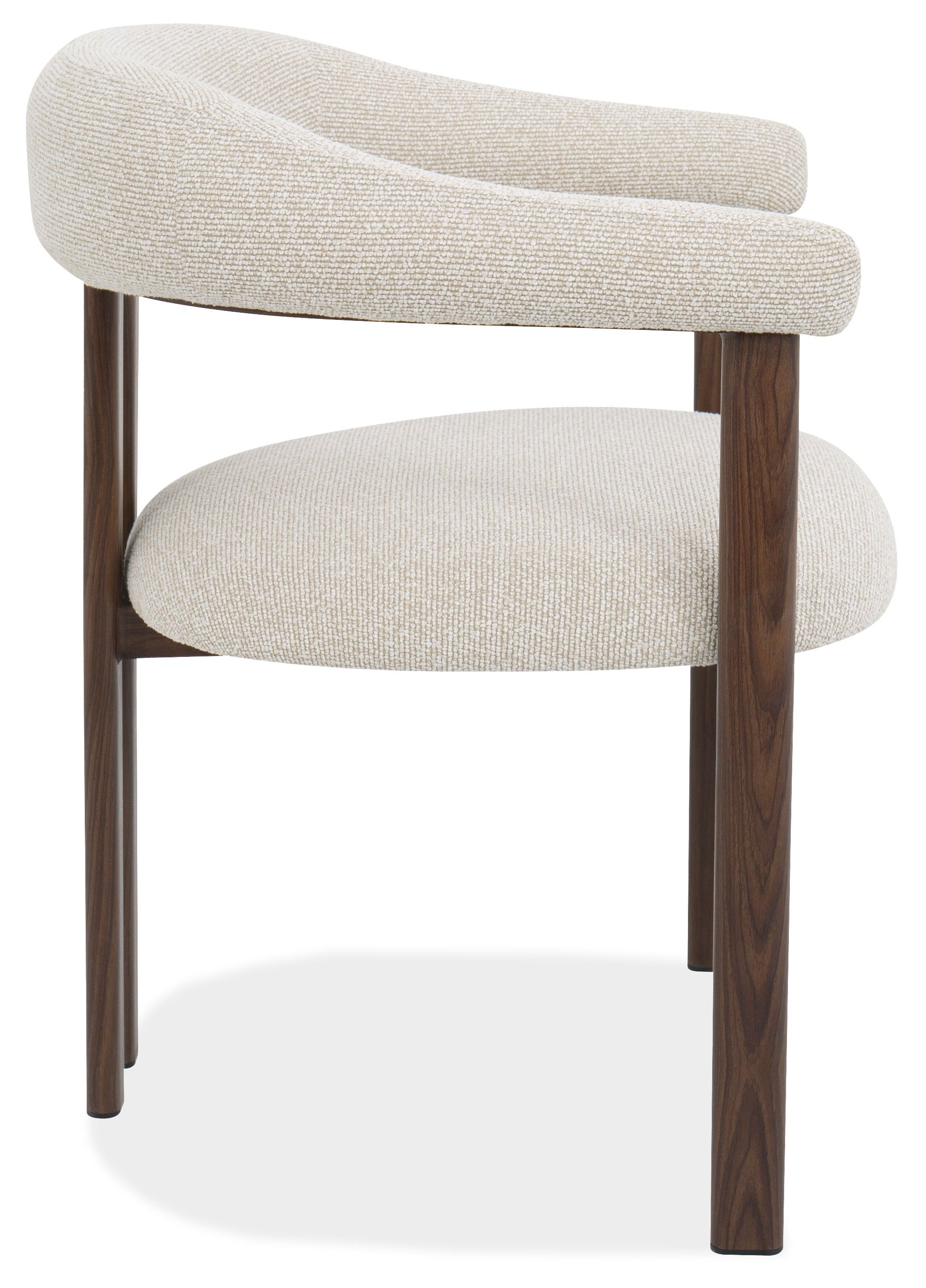 Eetkamerstoel Beige Walnut Takumi B64 x D62.5 x H78 cm