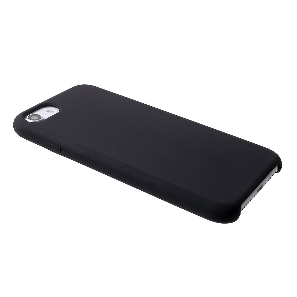 iPhone SE (2022/2020) / 8 / 7 Silikon Case Hülle - Schwarz