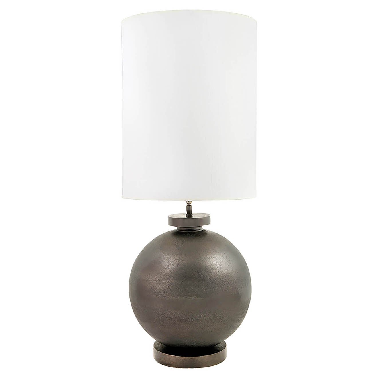 Blanc d'Ivoire Lampe Noma blanc/gris - 32x32x38 cm