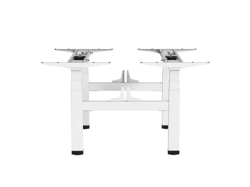 Ergo Office ER-404W Electric Double Height Adjustable Standing/Sitting Desk Frame without Desk Tops White