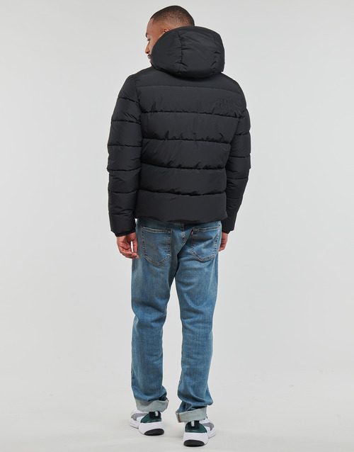Superdry - HOODED SPORTS PUFFR JACKET - Noir