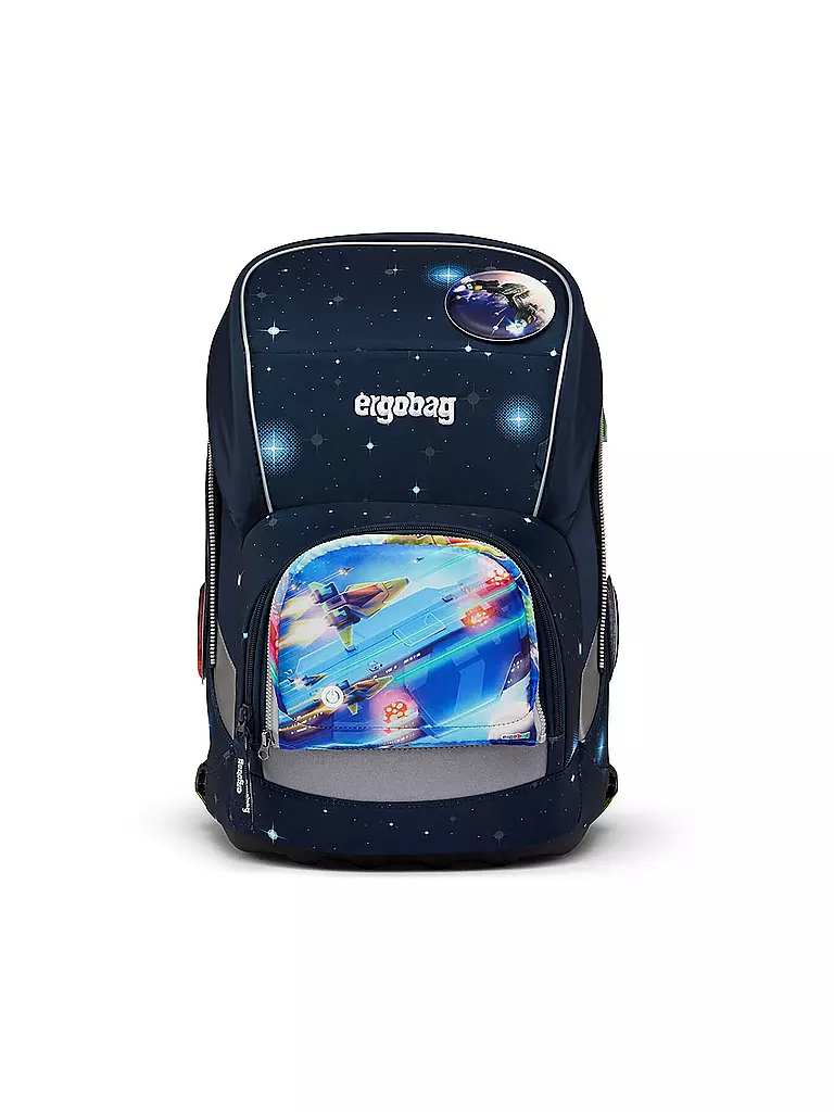 ERGOBAG Zip Set Zippies LED Raumschiff bunt