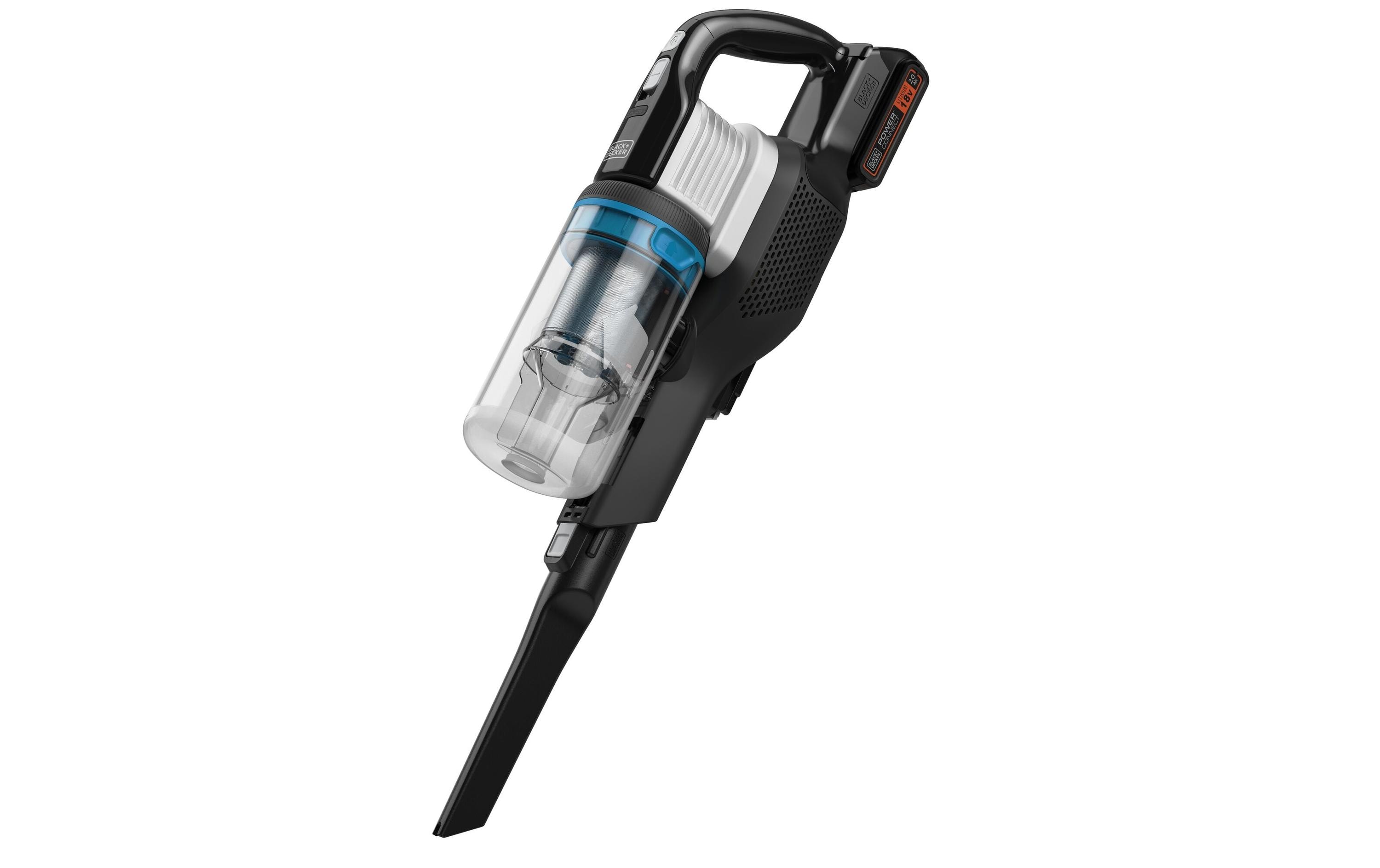 Akku-Hand- und Stielsauger BHFEB520D1 Grau/Schwarz<br>Kabelloser Staubsauger mit Lichtstrahl-Stauberkennung